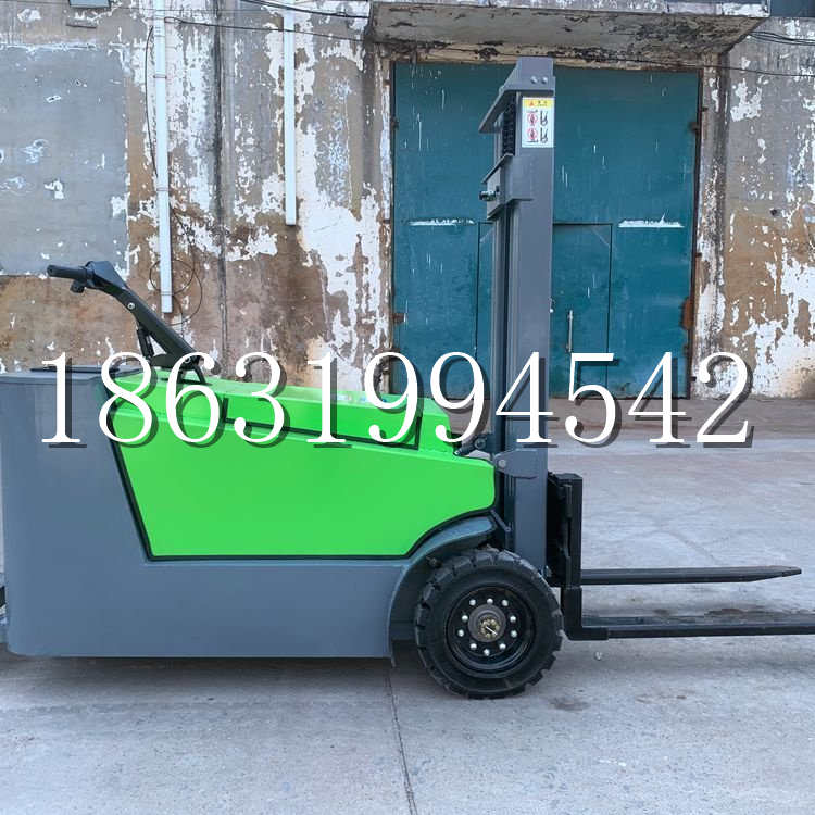 五结乡小型电动叉车1吨2吨步行站驾式电瓶堆高充电装卸车液压升降车铲车